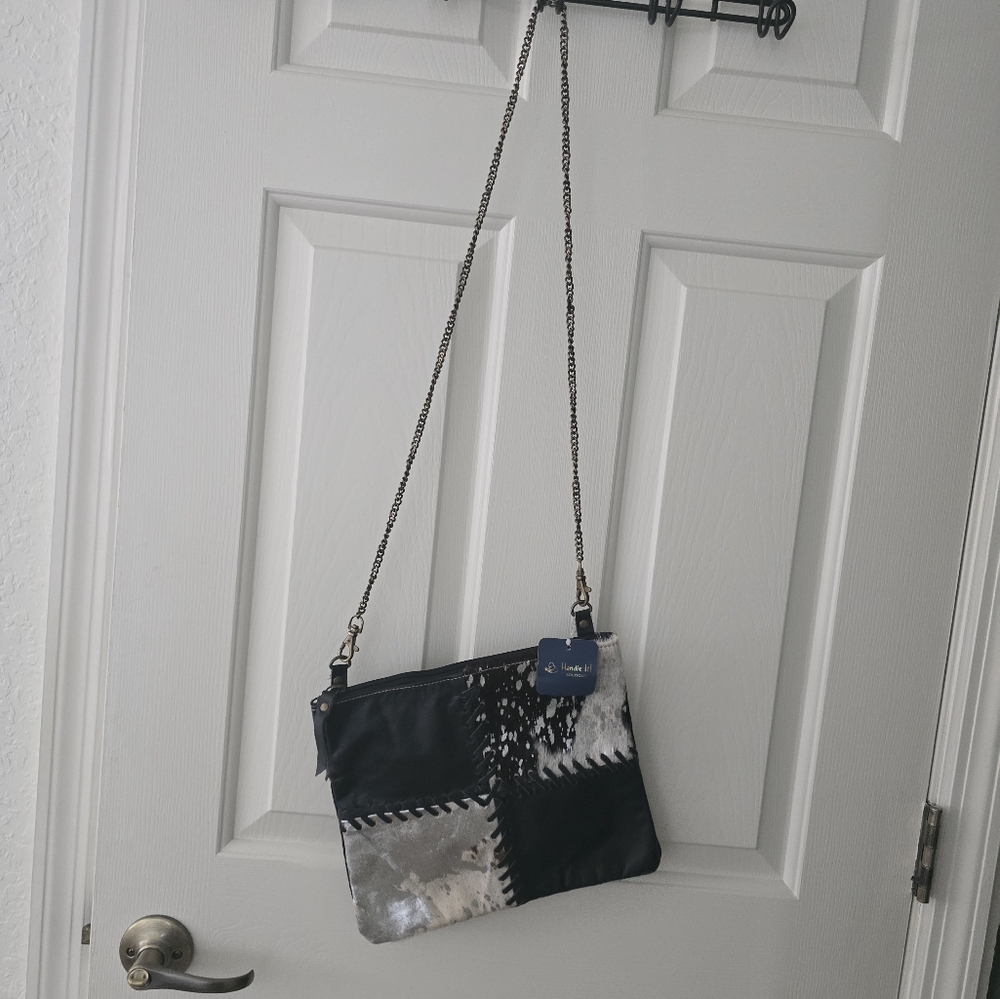 Stylish Black and Gray Women's Bag